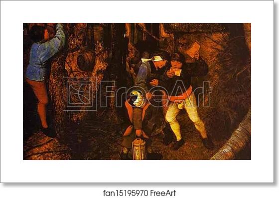 Free art print of The Gloomy Day (February). Detail by Pieter Bruegel The Elder Free art print of The Gloomy Day (February). Detail by Pieter Bruegel The Elder