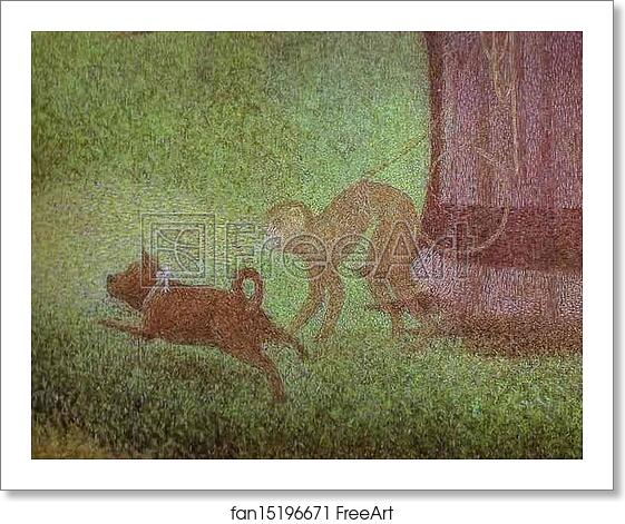 Free art print of A Sunday on La Grande Jatte. Detail by Georges Seurat Free art print of A Sunday on La Grande Jatte. Detail by Georges Seurat