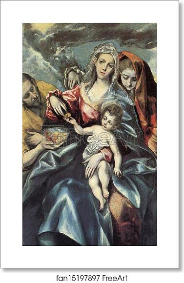 Free art print of Holy Family with Mary Magdalen by El Greco Free art print of Holy Family with Mary Magdalen by El Greco