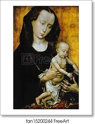 Free art print of Madonna and Child by Rogier Van Der Weyden