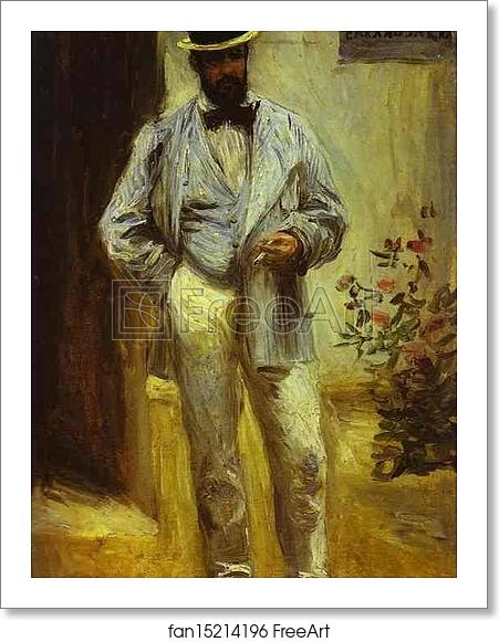 Free art print of Portrait of Charles Le Cœur by Pierre-Auguste Renoir