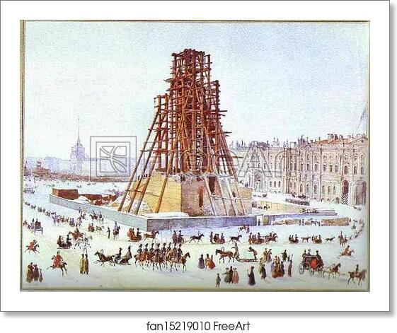 Free art print of The Alexander Column in Scaffolding by Grigory Gagarin Free art print of The Alexander Column in Scaffolding by Grigory Gagarin