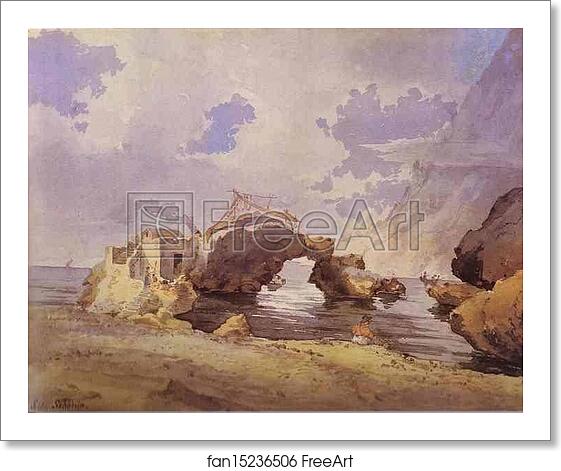 Free art print of Coastal Scene by Sylvester Shchedrin Free art print of Coastal Scene by Sylvester Shchedrin