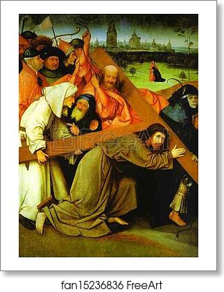 Free art print of Christ Carrying the Cross by Hieronymus Bosch