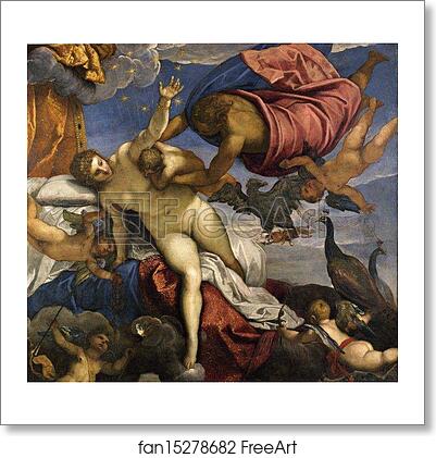 Free art print of Origin of the Milky Way by Jacopo Robusti, Called Tintoretto