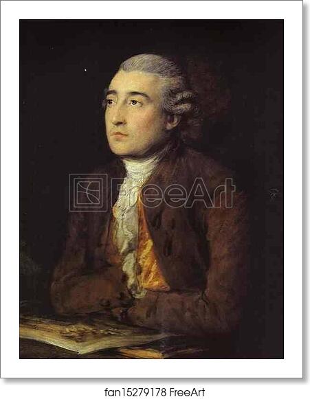 Free art print of Philip James de Loutherbourg by Thomas Gainsborough