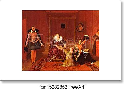 Free art print of Henry IV Recieving The Ambassador of Spain by Jean-Auguste-Dominique Ingres