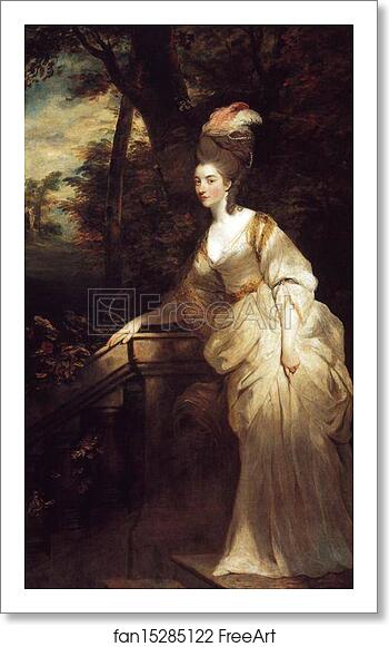 Free art print of Georgiana, Duchess of Devonshire by Sir Joshua Reynolds