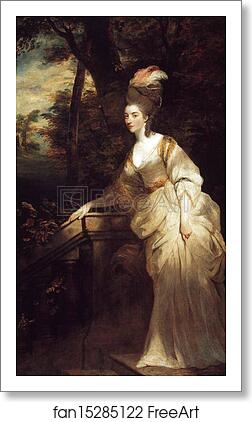 Free art print of Georgiana, Duchess of Devonshire by Sir Joshua Reynolds