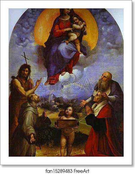 Free art print of Madonna di Foligno by Raphael Free art print of Madonna di Foligno by Raphael