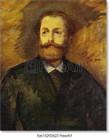 Free art print of Portrait of Antonin Proust by Edouard Manet