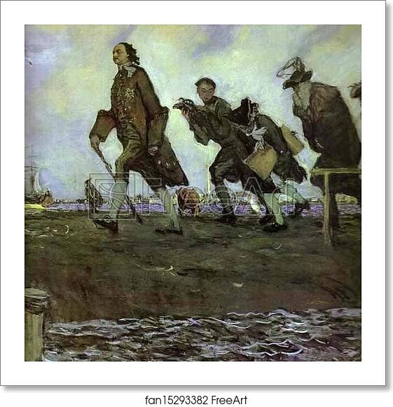 Free art print of Peter the Great. Detail by Valentin Serov Free art print of Peter the Great. Detail by Valentin Serov