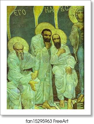 Free art print of Pentecost. Detail by Mikhail Vrubel