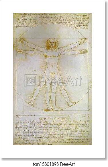Free art print of The Proportions of the Human Figure (Vitruvian Man) by Leonardo Da Vinci Free art print of The Proportions of the Human Figure (Vitruvian Man) by Leonardo Da Vinci