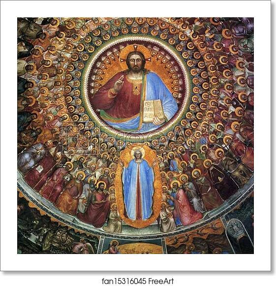 Free art print of Paradise. Dome frescoes by Giusto De’ Menabuoi Free art print of Paradise. Dome frescoes by Giusto De’ Menabuoi