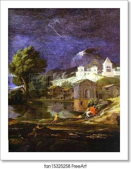 Free art print of Landscape with Pyram and Thisbe. Detail by Nicolas Poussin Free art print of Landscape with Pyram and Thisbe. Detail by Nicolas Poussin