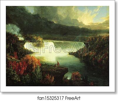 Free art print of Niagara Falls by Thomas Cole