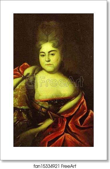 Free art print of Portrait of Tzarevna Natalia Alexeyevna by Ivan Nikitin Free art print of Portrait of Tzarevna Natalia Alexeyevna by Ivan Nikitin