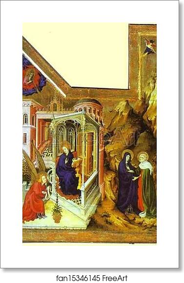 Free art print of Annunciation and Visitation by Melchior Broederlam Free art print of Annunciation and Visitation by Melchior Broederlam