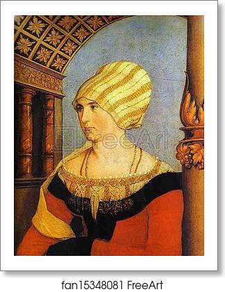Free art print of Portrait of Dorothea Kannengiesser by Hans Holbein The Younger
