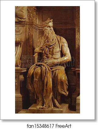Free art print of Moses by Michelangelo