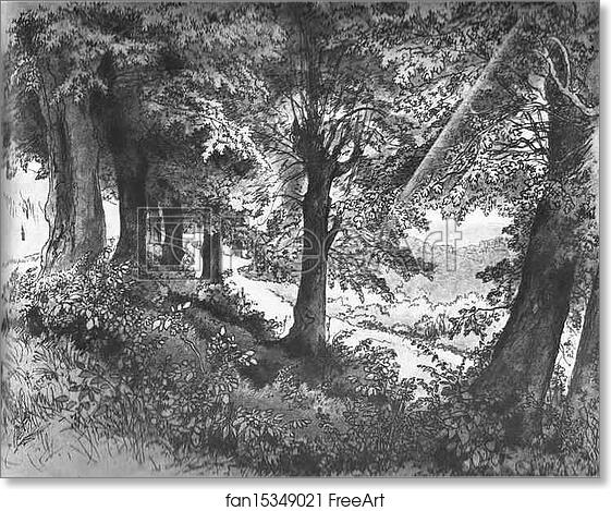 Free art print of Evening in Albano near Rome by Mikhail Lebedev