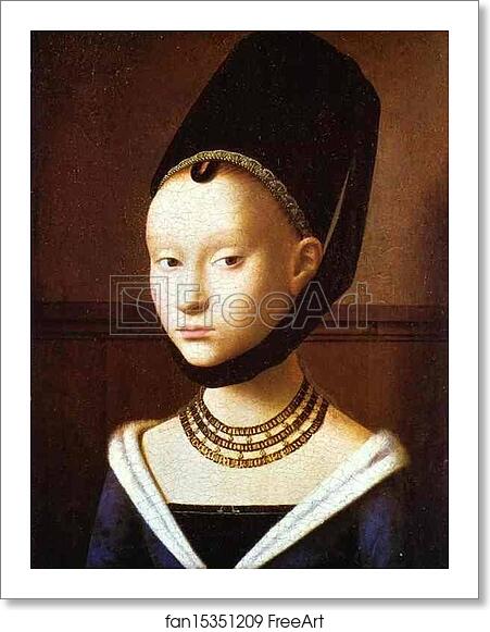 Free art print of A Young Lady by Petrus Christus Free art print of A Young Lady by Petrus Christus