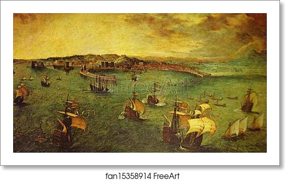 Free art print of The Bay of Naples by Pieter Bruegel The Elder Free art print of The Bay of Naples by Pieter Bruegel The Elder
