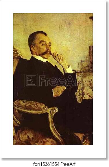 Free art print of Portrait of Prince Vladimir Golitsyn by Valentin Serov