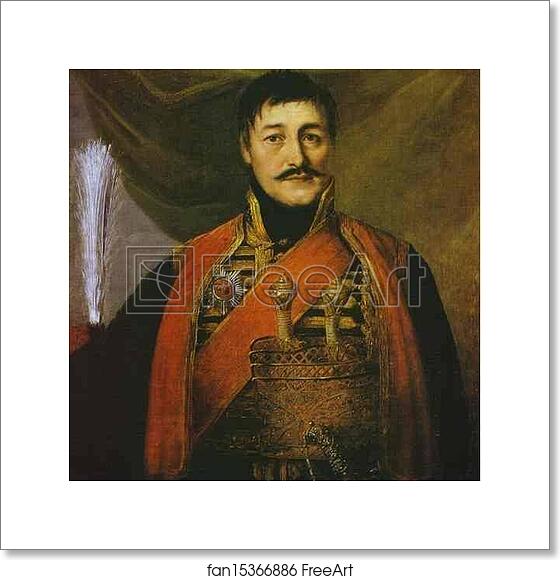 Free art print of Portrait of Karadjordge by Vladimir Borovikovsky