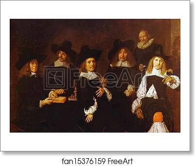 Free art print of The Governors of the Old Men's Almhouse at Haarlem by Frans Hals