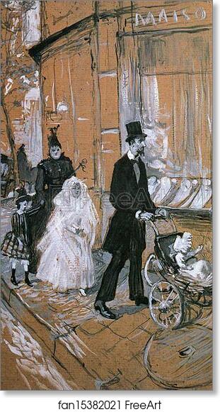 Free art print of First Communion Day by Henri De Toulouse-Lautrec