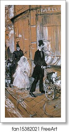 Free art print of First Communion Day by Henri De Toulouse-Lautrec