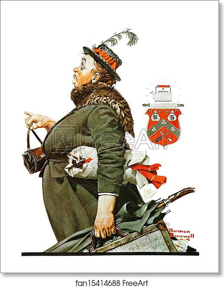Free art print of Departing Servant by Norman Rockwell