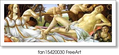 Free art print of Venus and Mars by Alessandro Botticelli Free art print of Venus and Mars by Alessandro Botticelli