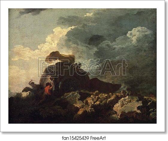 Free art print of The Storm or The Cart Stuck in the Mire by Jean-Honoré Fragonard Free art print of The Storm or The Cart Stuck in the Mire by Jean-Honoré Fragonard