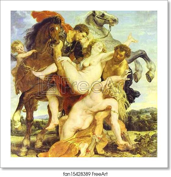 Free art print of Castor and Pollux Abduct the Daughters of Leukyppos by Peter Paul Rubens Free art print of Castor and Pollux Abduct the Daughters of Leukyppos by Peter Paul Rubens