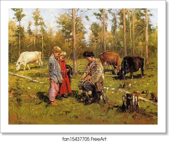 Free art print of Young Shepherds by Vladimir Makovsky Free art print of Young Shepherds by Vladimir Makovsky