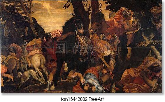 Free art print of The Conversion of Saul by Paolo Veronese