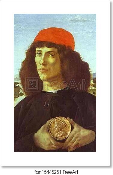 Free art print of Portrait of a Man with the Medal of Cosmo the Elder by Alessandro Botticelli Free art print of Portrait of a Man with the Medal of Cosmo the Elder by Alessandro Botticelli