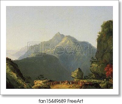 Free art print of Landscape Scene from " by Thomas Cole Free art print of Landscape Scene from " by Thomas Cole