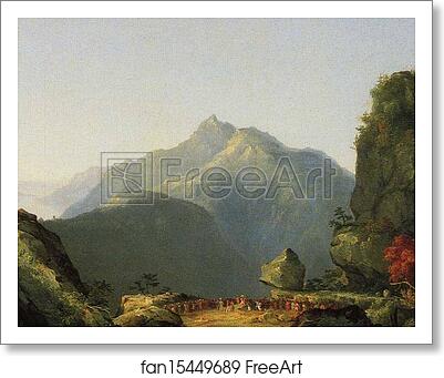 Free art print of Landscape Scene from " by Thomas Cole Free art print of Landscape Scene from " by Thomas Cole