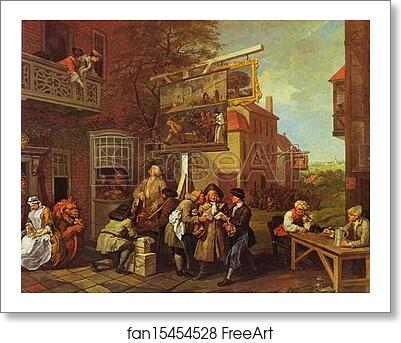 Free art print of Canvassing for Votes by William Hogarth
