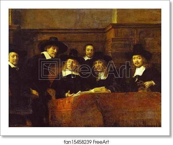 Free art print of The Syndics of the Clothmakers' Guild (The Staalmeesters) by Rembrandt Harmenszoon Van Rijn Free art print of The Syndics of the Clothmakers' Guild (The Staalmeesters) by Rembrandt Harmenszoon Van Rijn