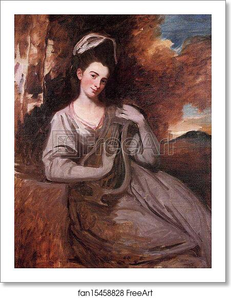 Free art print of Lady with a Lyre by George Romney Free art print of Lady with a Lyre by George Romney