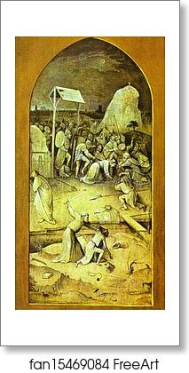 Free art print of Arrest of Christ in the Garden of Gethsemane by Hieronymus Bosch