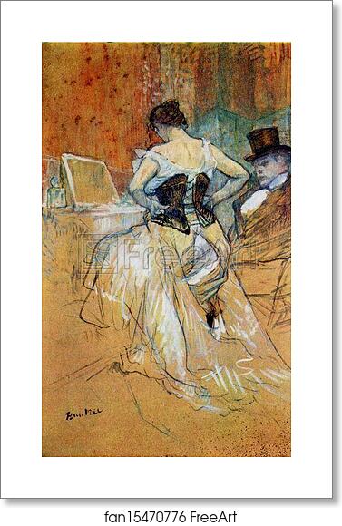 Free art print of Elles: Woman in a Corse by Henri De Toulouse-Lautrec Free art print of Elles: Woman in a Corse by Henri De Toulouse-Lautrec