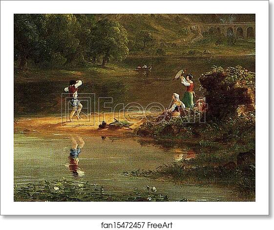 Free art print of L'Allegro. Detail by Thomas Cole Free art print of L'Allegro. Detail by Thomas Cole