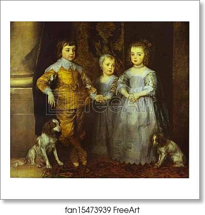 Free art print of Children of Charles I by Sir Anthony Van Dyck Free art print of Children of Charles I by Sir Anthony Van Dyck