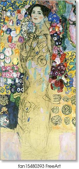 Free art print of Portrait of a Lady by Gustav Klimt
